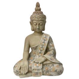 DKD Home Decor Figura Oriental Natural Naranja 24.5 x 46 x 33 cm Magnesia Fibra de Vidrio Precio: 58.49999947. SKU: B1J6AQPCFN