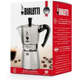 Bialetti Mokka-Express Cafetera 4 Tazas 0.23L Aluminio