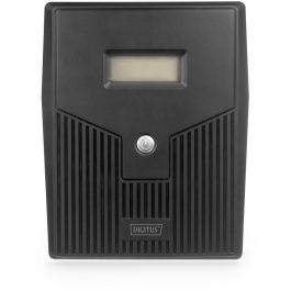 Digitus USV 2000VA 1200W Line-Interactive UPS Pseudo Sine AVR con USB, 4 Salidas AC Tipo E/F