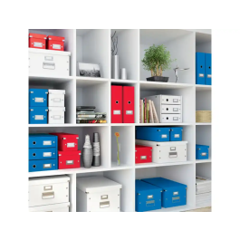 Leitz Caja CD Click&Store Azul 143x147x352 mm