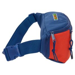 SAFTA Riñonera Mamma Mia Super Mario Bros | Compartimento Principal con Cremallera, Bolsillo Frontal, Cintas Ajustables | Negro