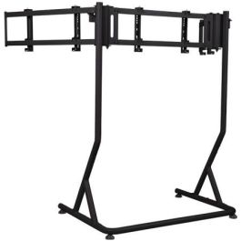 Thermaltake Soporte Triple Monitor Pro GSC-MSP-MDSLBB-01, Ajuste de Altura, Negro, Hasta 27"-55"