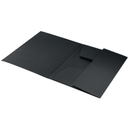 Leitz 39060095 Carpeta de Cartón 3 Solapas A4 Recycle 100% Negro