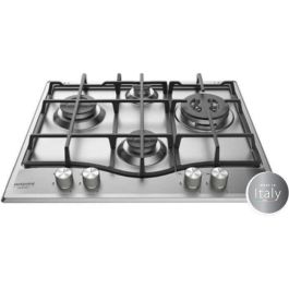 HOTPOINT PNN 641 IX - Placa de gas - 4 chimeneas - 8850 W - L 60 x D51 cm - Revestimiento de acero inoxidable HOTPOINT PNN 641 IX - Placa de gas - 4 chimeneas - 8850 W - L 60 x D51 cm - Revestimiento de acero inoxidable