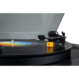THOMSON TT700 - Tocadiscos de vinilo premium de 33 y 45 rpm - Cabezal de reproducción AT91 Audio Technica - Antideslizante - Negro THOMSON TT700 - Tocadiscos de vinilo premium de 33 y 45 rpm - Cabezal de reproducción AT91 Audio Technica - Antideslizante - Negro