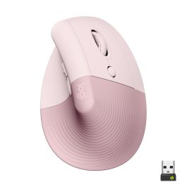 LOGITECH Raton Inalambrico 6 botones Ergonomico, Vertical, Videojuegos color Rosa Precio: 55.89000043. SKU: S7811594