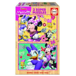 Educa Borrás 17623 Puzzle Minnie Happy Helpers Madera 2x16 Piezas 26x18 cm Multicolor Niña Niño Juego Educativo Precio: 12.59000039. SKU: B1J6XVFPFW