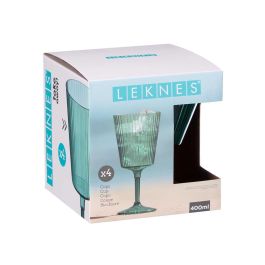 Leknes Copa Rayas Verde 400 ml 9x18.5x9 cm