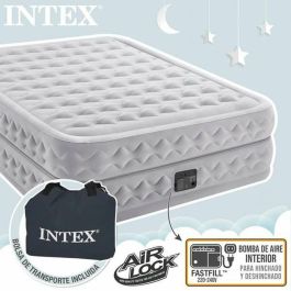 Cama Hinchable Intex Queen Supreme Air-Flow Fiber-Tech 152 x 50,1 x 203 cm Cama Hinchable Intex Queen Supreme Air-Flow Fiber-Tech 152 x 50,1 x 203 cm