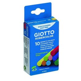 Tizas De Colores Giotto Roberc. Caja C/10 (Set de 40) Precio: 60.95000021. SKU: B1CLH87N4D