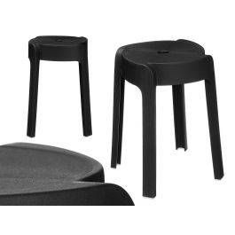 Kipit Taburete Plástico Redondo Negro 32x45x32 cm Precio: 63.69000044. SKU: B1G8FHEFHJ