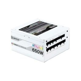 Unykach Atilius White Gaming Fuente de Alimentación ATX 650W Modular Blanca, Eficiencia 90%, Protección Sobrecarga Unykach Atilius White Gaming Fuente de Alimentación ATX 650W Modular Blanca, Eficiencia 90%, Protección Sobrecarga