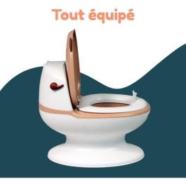 Orinal educativo para bebé BAMBISOL - Tapa y asiento abatible - Palanca de descarga Orinal educativo para bebé BAMBISOL - Tapa y asiento abatible - Palanca de descarga