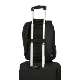 Targus GeoLite Mochila Unisex 16" (40,6 cm) para Portátil Negro, Resistente al Agua, 2 Compartimentos y Bolsillos