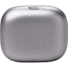 JBL LIVE FLEX3 Plata Auriculares Inalámbricos Bluetooth IP54 para Música/Llamadas con Estuche de Carga 7+24h