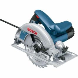 Bosch Professional GKS190 Sierra Circular 1400 W con Hoja Optiline de Madera 190mm, Guía de Corte y Adaptador de Aspiración