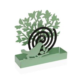 Soporte para espirales antimosquitos Versa Verde Metal 5 x 17 x 17 cm Árbol Soporte para espirales antimosquitos Versa Verde Metal 5 x 17 x 17 cm Árbol