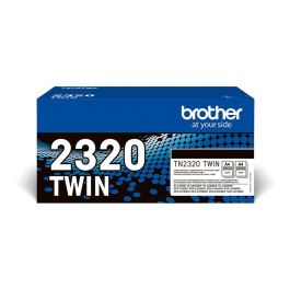 BROTHER pack de 2 cartuchos deToner negro de larga duracion tn2320twin/TN2320TWIN Precio: 132.49999972. SKU: S8420690