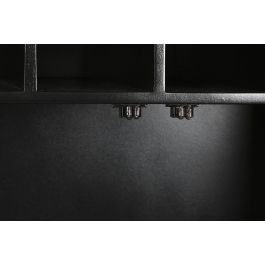 DKD Home Decor Bone 23 Mueble Bar Bicolor Negro 80 x 40 x 153 cm