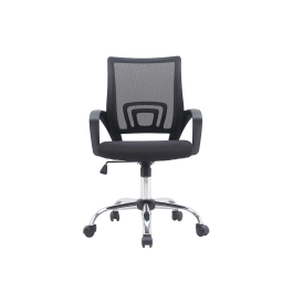 Q-connect Silla de Oficina Siena Malla Base Metálica Premium Color Negro Precio: 90.79000018. SKU: B1GK6C8CPY