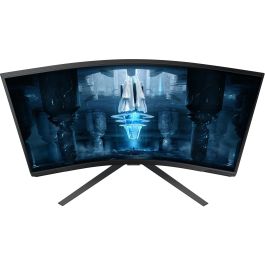 Samsung LS32BG850NPX Monitor Gaming 32 Pulgadas, 4K UHD, Mini-LED, Quantum HDR 2000, 240Hz, 1ms, Curvo 1000R, Freesync Premium Pro, G-Sync Compatible, Blanco