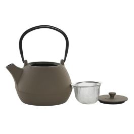 Tetera Oriental DKD Home Decor Beige Negro 15 x 19.5 x 17 cm (2 Unidades) Tetera Oriental DKD Home Decor Beige Negro 15 x 19.5 x 17 cm (2 Unidades)