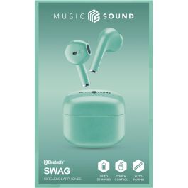 Cellular Line SWAG BT Auriculares Inalámbricos Bluetooth Cellularline MS Verdes