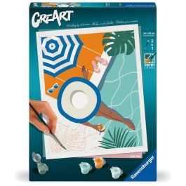 CreArt 24x30 cm Pool Time, Adulto, Pintar por números, 25523, Ravensburger CreArt 24x30 cm Pool Time, Adulto, Pintar por números, 25523, Ravensburger