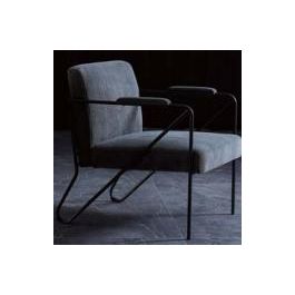 DKD Home Decor Butaca Moderna Desmontable Gris de Poliéster y Metal, Altura Asiento 42 cm, Medidas: 69.5cm Largo x 76cm Alto x 64cm Ancho Precio: 141.50000029. SKU: S3040710