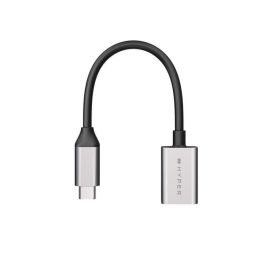 Hyper Adaptador USB-C a USB-A 10Gbps, USB 3.1 Gen 2, Compatible con Chromebook, Ultra Portátil, Aluminio, 27x17.6x10.2mm