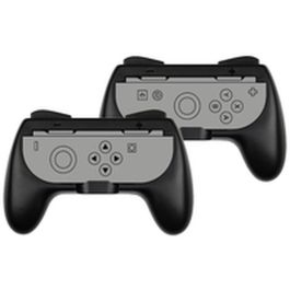 KONIX 3328170304320 Par de soportes para Joy-Con Nintendo Switch 2, forma clásica del mando, Negro
