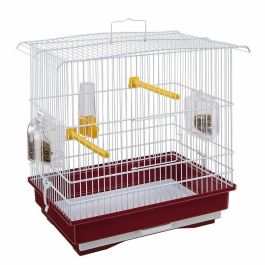Jaula para Pájaros Ferplast Giusy Rojo Blanco Jaula para Pájaros Ferplast Giusy Rojo Blanco