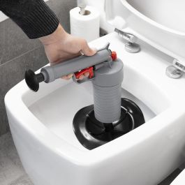 Pistola Desatascadora de Aire Comprimido Universal con Adaptadores KlinGun InnovaGoods