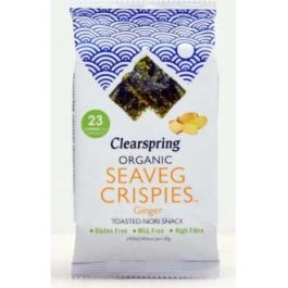 CLEARSPRING Snack de Alga Nori con Jengibre Tostada Vegana Sin Gluten Bio 4g Precio: 2.6900005. SKU: B1EAFDCSP9