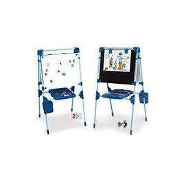 Pizarra 2 en 1 magnetica y para tizas 63x60x120 cm incluye 64 piezas Pizarra 2 en 1 magnetica y para tizas 63x60x120 cm incluye 64 piezas
