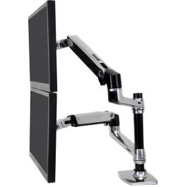 Ergotron LX Series Dual Stacking Arm para 2 Monitores de hasta 24 Pulgadas y 18.1 kg, Ajuste de Altura, Plata Precio: 412.50000011. SKU: B1JL43PVVH