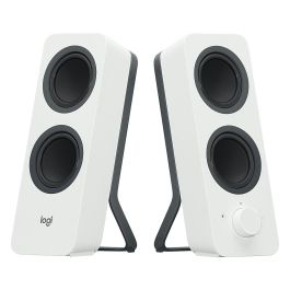 Logitech Altavoces Z207 Bluetooth Blanco 980-001292 Conectividad Inalámbrica y Cableada para PC Mac Smartphone Tablet Sonido Estéreo Claro