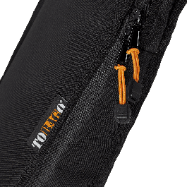 TOBAGO Funda para Guitarra Acústica Jumbo, Poliéster 600D Negro con Acolchado de Polietileno de 15 mm