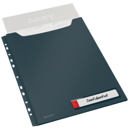 Leitz 46680089 Funda Priv. Cosy Gran Capacidad A4 Negro Polipropileno Mate