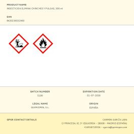 Zum Insecticida en Aerosol Elimina Chinches y Pulgas – Tratamiento Fulminante para Tejidos, Colchones, Alfombras 300 ml