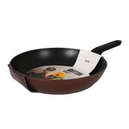 Quttin Sartén de Aluminio Forjado 30 cm con Mango Soft Full Saha, 3.0 mm de Espesor (4 Unidades) Quttin Sartén de Aluminio Forjado 30 cm con Mango Soft Full Saha, 3.0 mm de Espesor (4 Unidades)