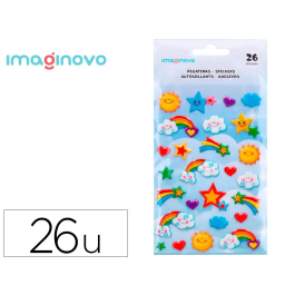 Imaginovo Pegatinas Arcoiris Magic Dreams con Relieve 190x105 mm Precio: 1.49999949. SKU: B14XG5GJ8R