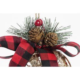 DKD Home Decor Bola Decoracion Navidad Alpina Ratán Natural Rojo 10x10x10 cm Pack de 6 Unidades DKD Home Decor Bola Decoracion Navidad Alpina Ratán Natural Rojo 10x10x10 cm Pack de 6 Unidades