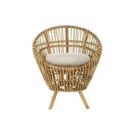 Sillón DKD Home Decor 8424001750092 Natural Algodón Blanco Ratán (74 x 67 x 85 cm) Sillón DKD Home Decor 8424001750092 Natural Algodón Blanco Ratán (74 x 67 x 85 cm)