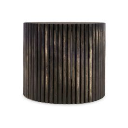 Giftdecor Mesa de Centro de Madera en Negro 47x44x47 cm Giftdecor Mesa de Centro de Madera en Negro 47x44x47 cm