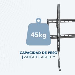 Daewoo Soporte de TV fijo para 37 a 80 pulgadas con inclinacion de 8 grados, capacidad 45 kg