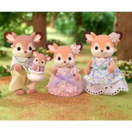 Sylvanian 5799 Familia Ciervo Sylvanian Families Juego de Figuras Juguete para Niños +3 Años