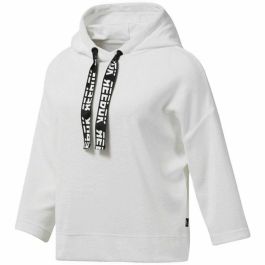 Sudadera con Capucha Mujer Reebok Wor Blanco