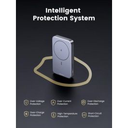 UGREEN 15086 Mini Powerbank 10000mAh Wireless 20W with MagSafe Gris