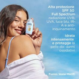 Isdin Fotoprotector Facial Fusion Water Magic SPF50 50 ml - Protector Solar de Fase Acuosa, Ultraligero y de Absorción Inmediata
